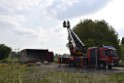 Schwerer VU LKW Zug Bergheim Kenten Koelnerstr P322